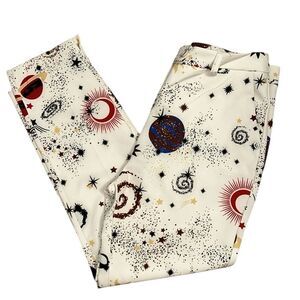 Please Printed Ankle Length Dress Pants(Size Small)